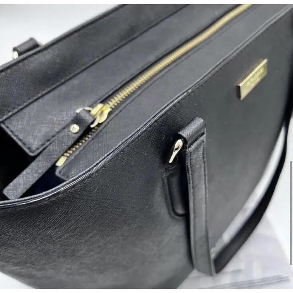 Kate‎ Spade Authenticated Dally Laurel Way Shoulder Bag Leather Black WKRU4094